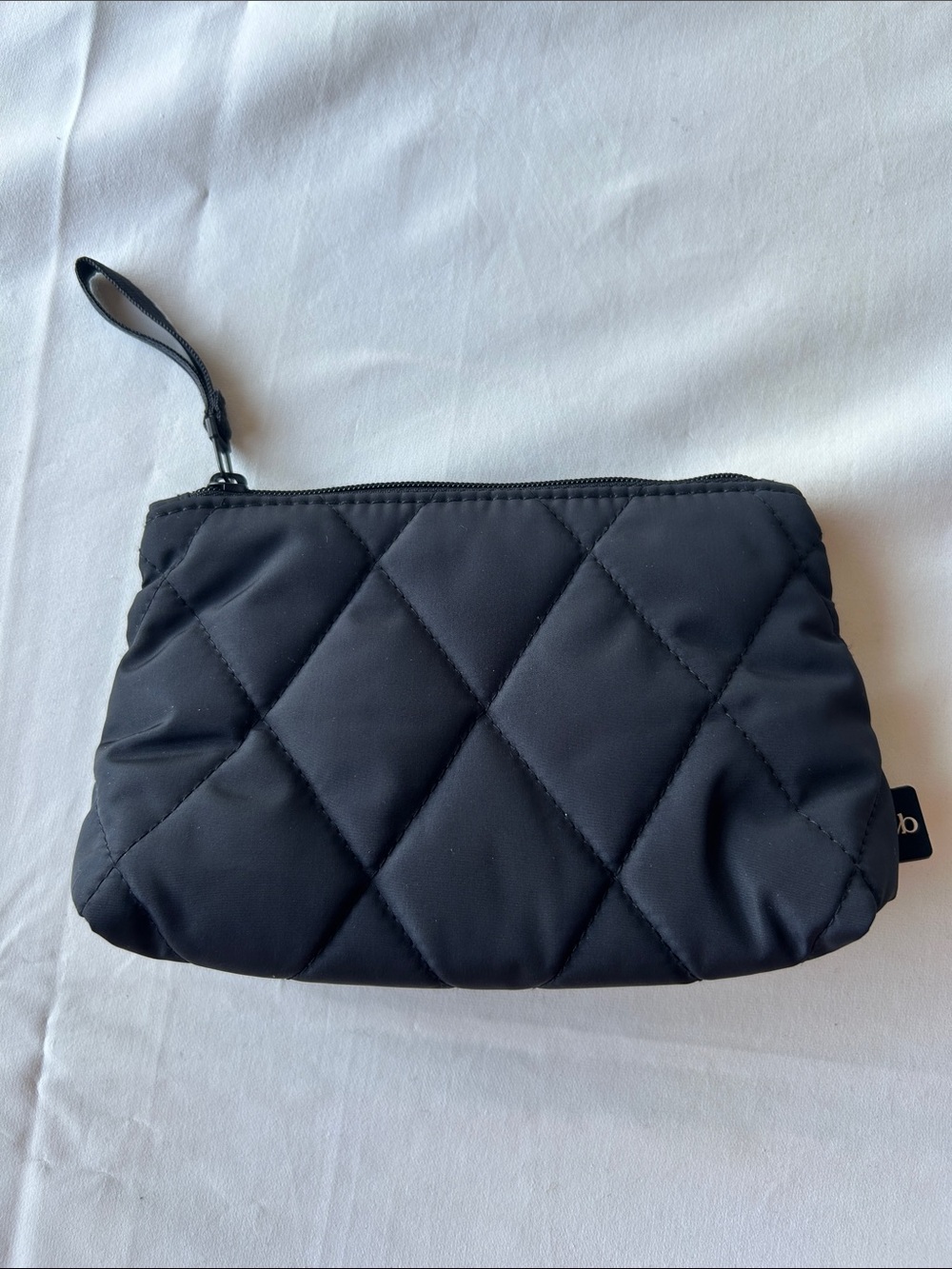 Vera Bradley Quilted Black Cosmetic Pouch